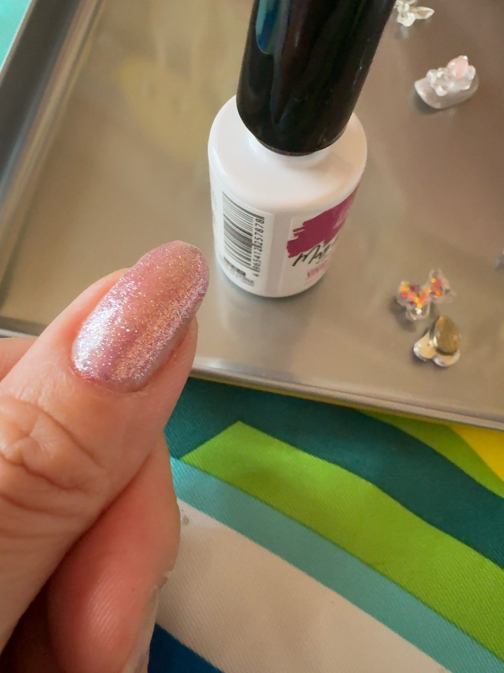 ネイルシール/セリア/ネイルシールを使ったクチコミ(3枚目)