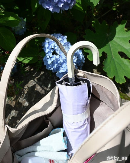 tty on LIPS 「♡/Mattさんおすすめの折りたたみ日傘サンブロックラボ遮夏ク..」(7枚目)