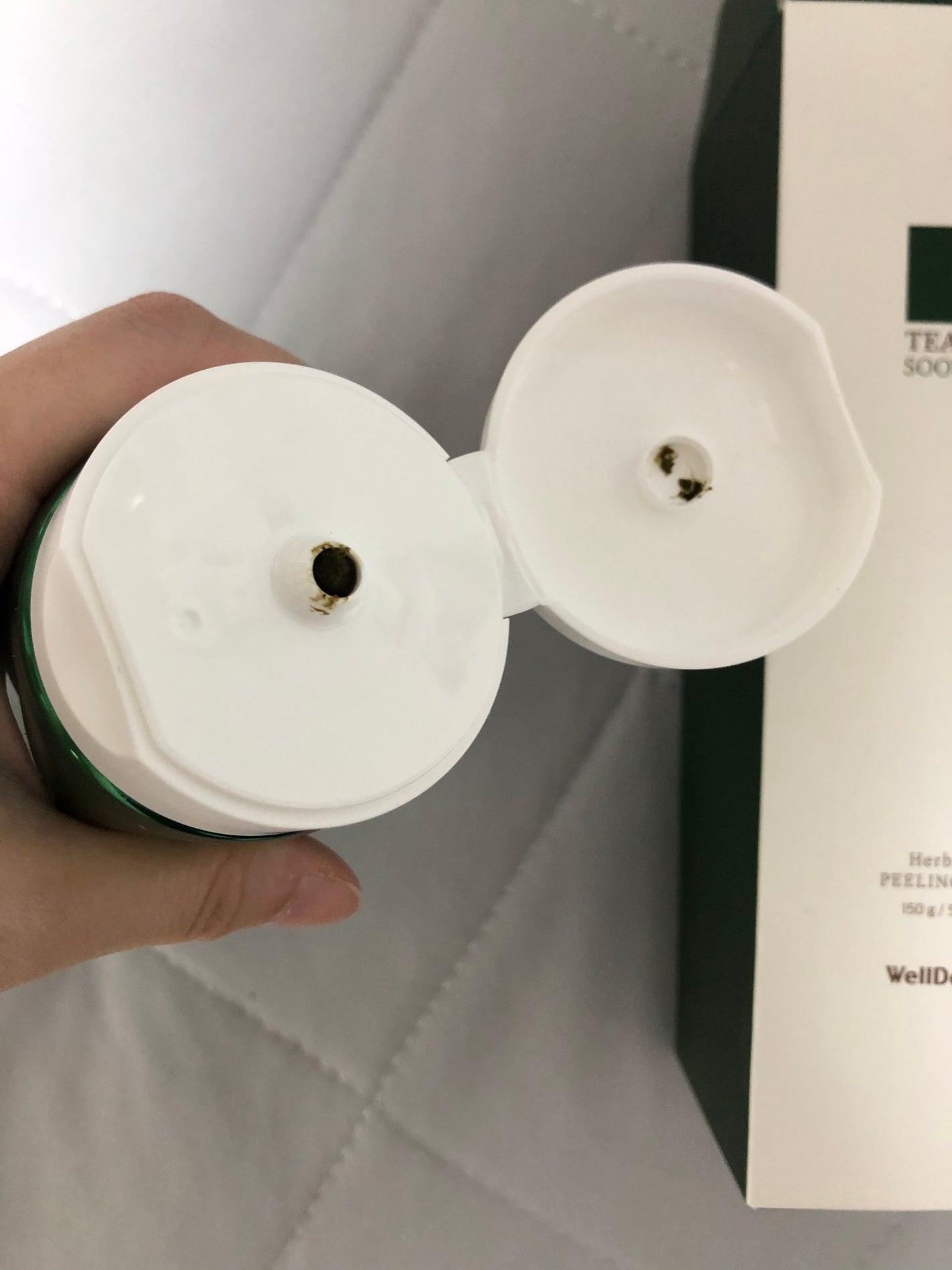 ティーツリーハーブピーリングパック/WellDerma/洗い流すパック・マスクを使ったクチコミ(2枚目)