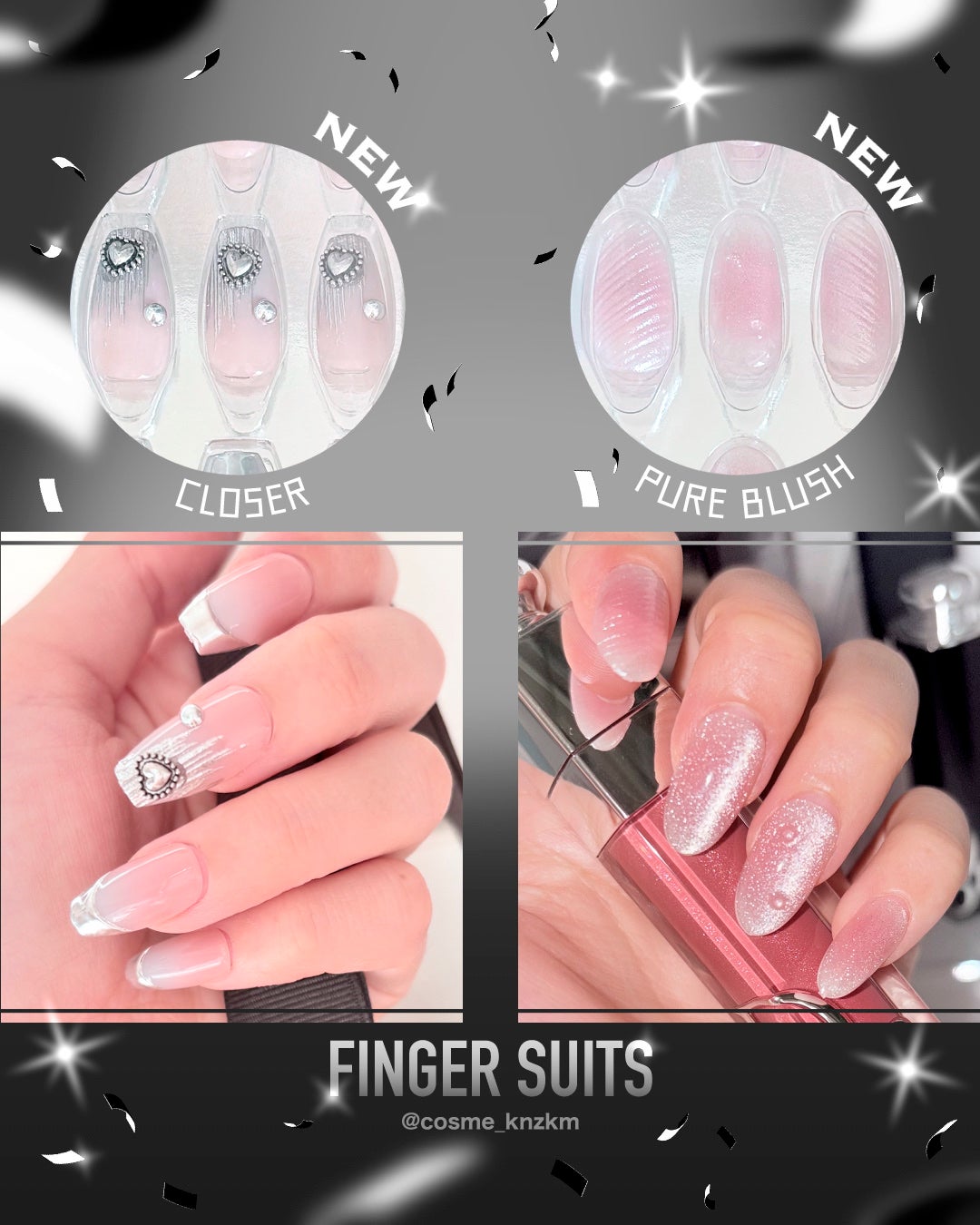 ネイルチップ(シールタイプ)/FINGER SUIT/ネイルチップ・パーツを使ったクチコミ(2枚目)