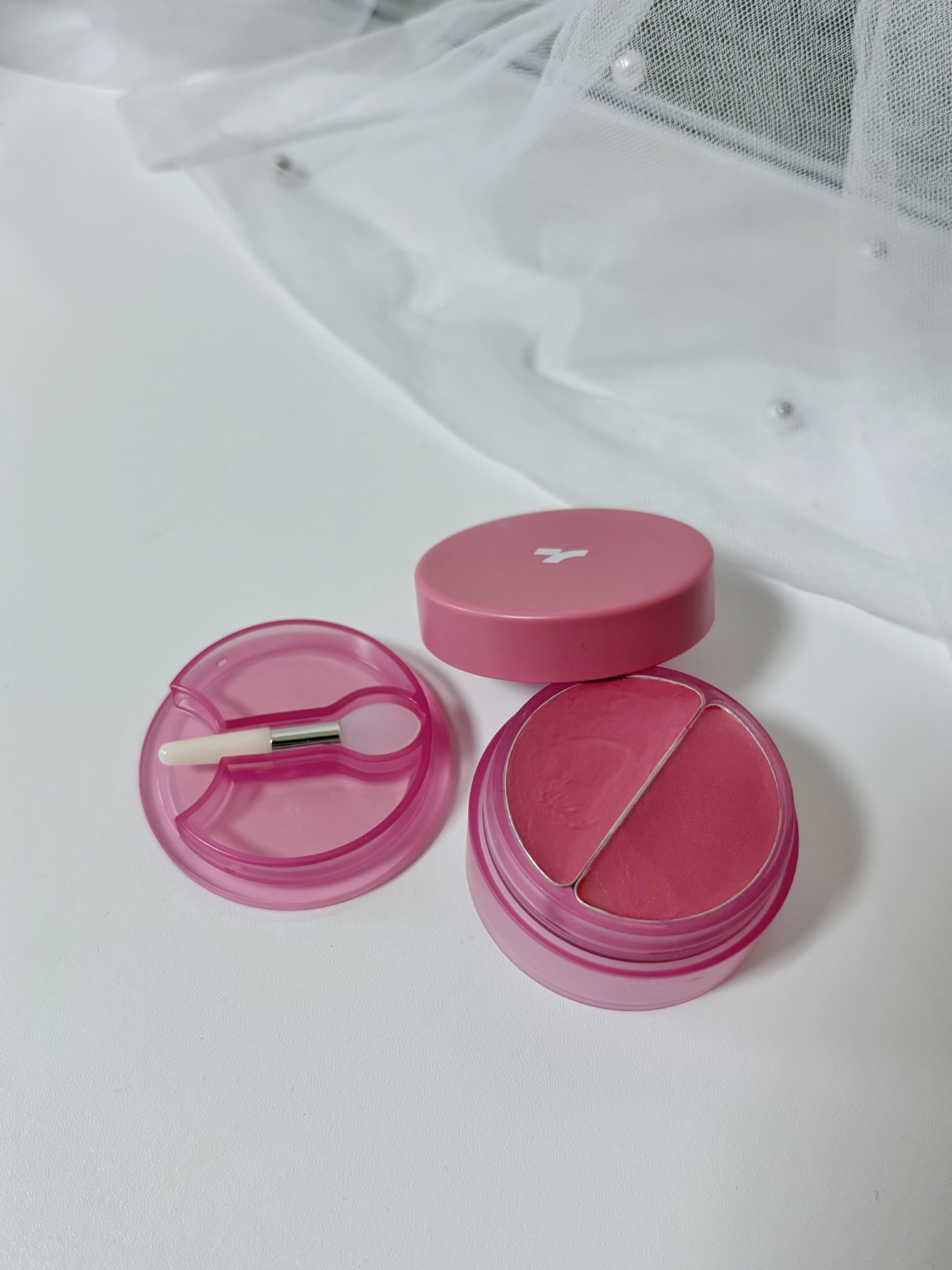 チークトーン リップ＆チーク デュオバーム/TONYMOLY/口紅を使ったクチコミ（2枚目）