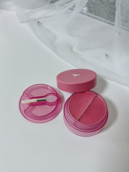 チークトーン リップ&チーク デュオバーム/TONYMOLY/口紅を使ったクチコミ(2枚目)