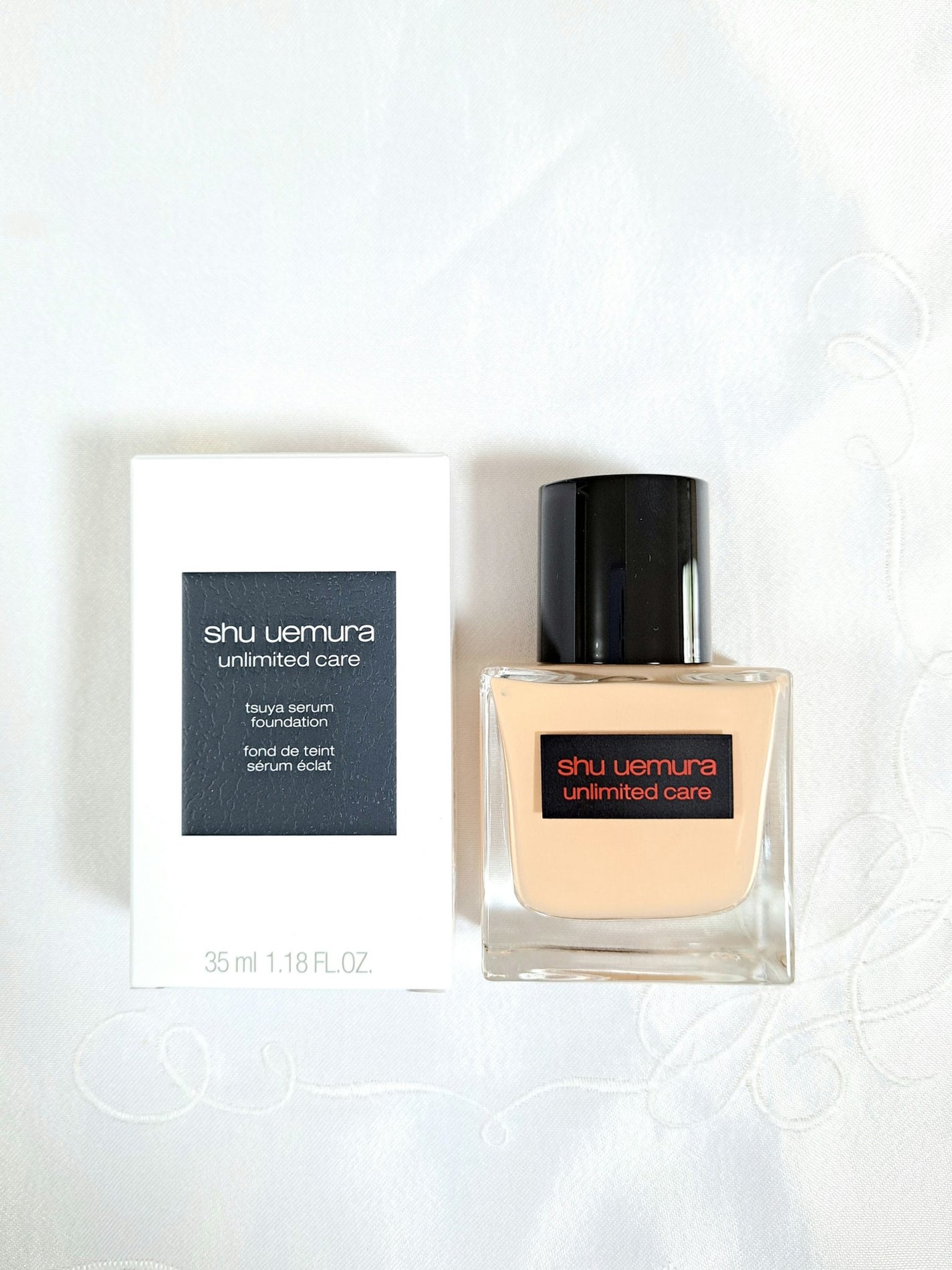 アンリミテッド ケア ツヤ セラム ファンデーション/shu uemura/リキッドファンデーションを使ったクチコミ(3枚目)