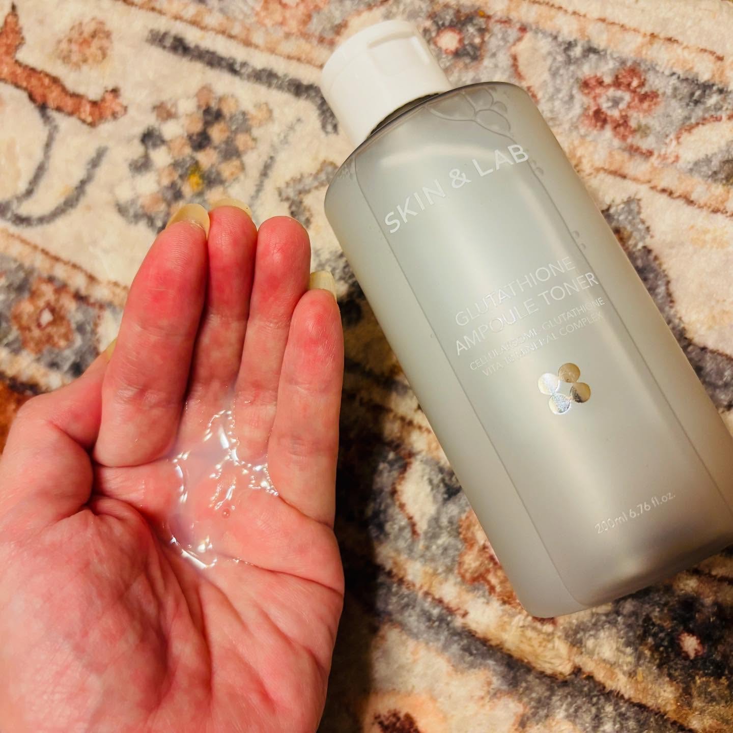 グルタチオンアンプルトナー/SKIN&LAB/化粧水を使ったクチコミ（3枚目）