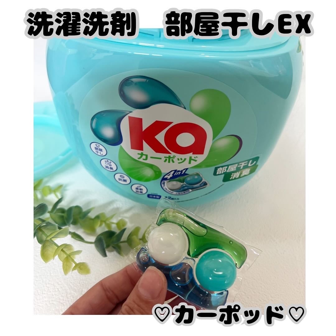 eitooo25 on LIPS 「♡カーポッド洗濯洗剤 部屋干しEX♡容量42粒価格 2,020..」(1枚目)