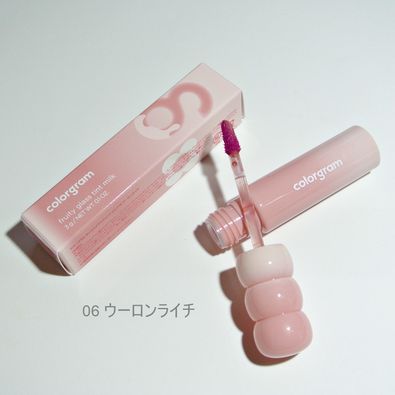 カラーグラム タンフルグラスティントミルク/Colorgram/リップティントを使ったクチコミ(3枚目)