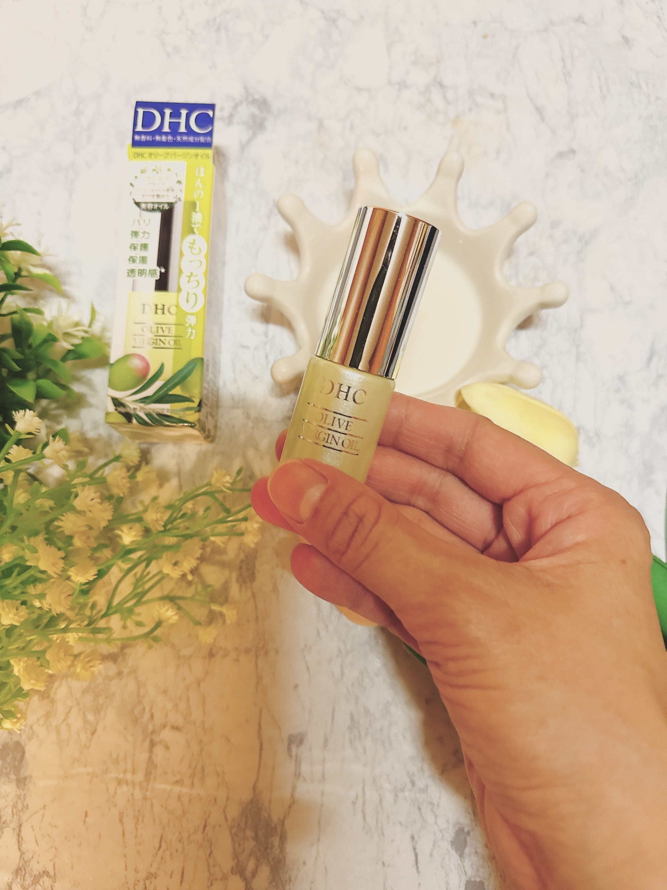 DHC オリーブバージンオイル/DHC/フェイスオイルを使ったクチコミ（2枚目）