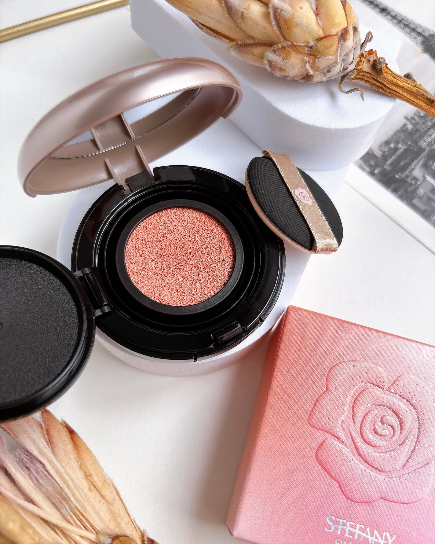 ステファニーピュアカラークッションチーク/ステファニー/リキッドチークを使ったクチコミ(6枚目)