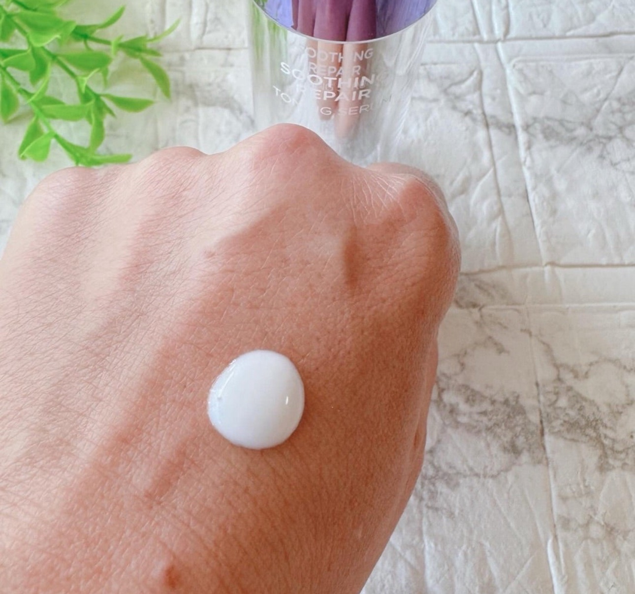 SOOTHING REPAIR TONING SERUM R4/ダーマファーム/美容液を使ったクチコミ（3枚目）