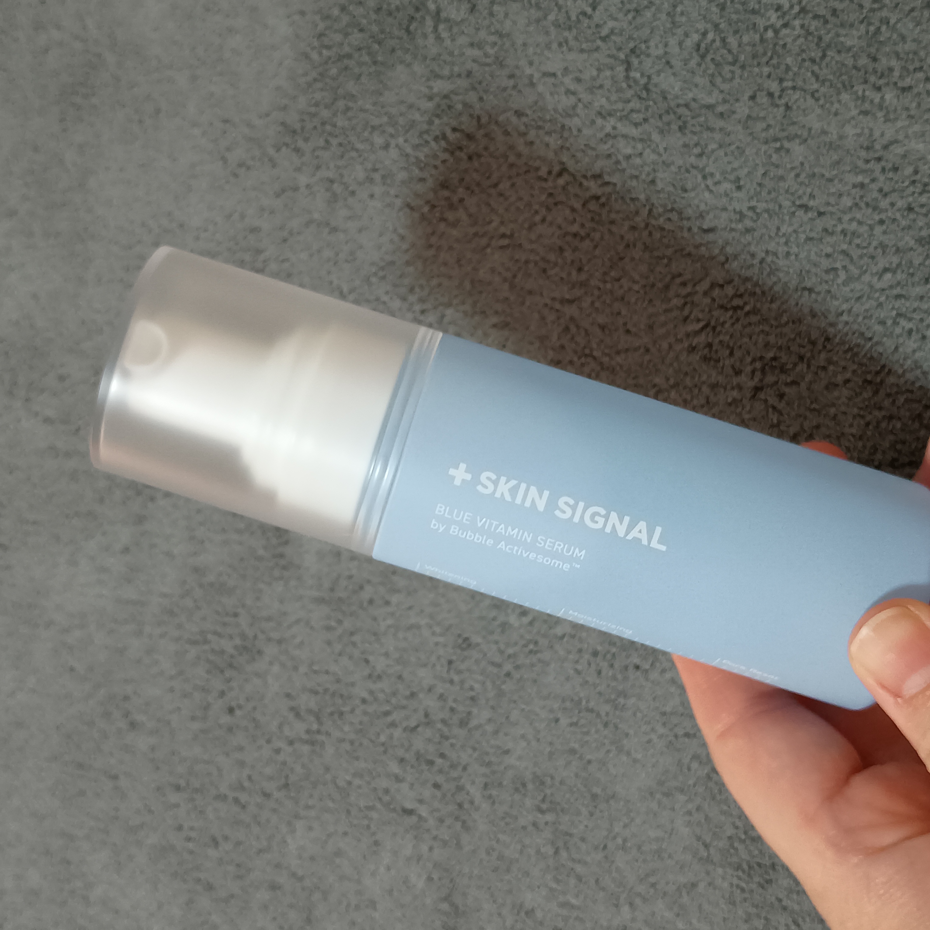 ブルービタミン バブルセラム エッセンス/SKIN SIGNAL/美容液を使ったクチコミ（2枚目）