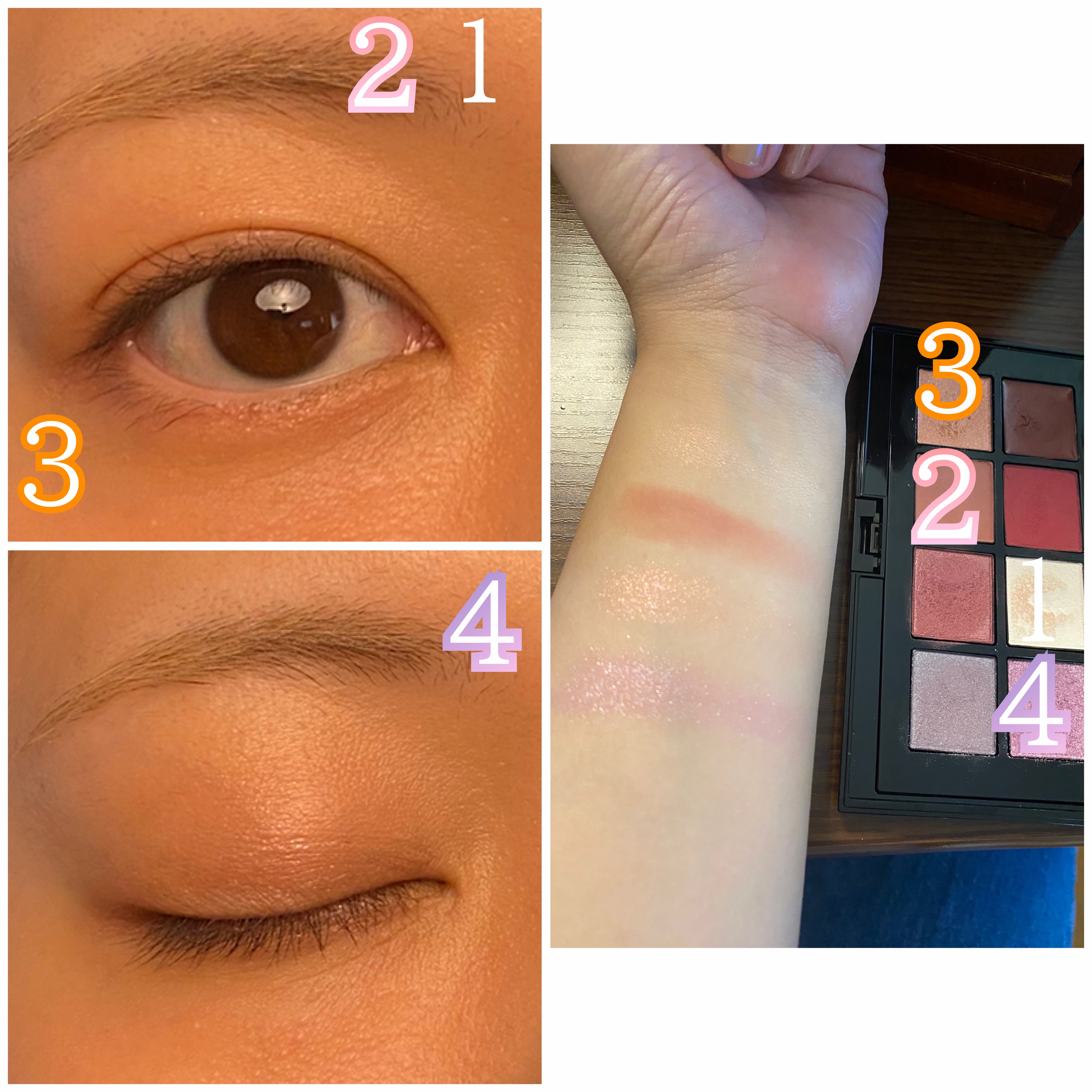 コンパクトアディクション “エターナル イン ピンク”/ADDICTION/アイシャドウパレットを使ったクチコミ（2枚目）