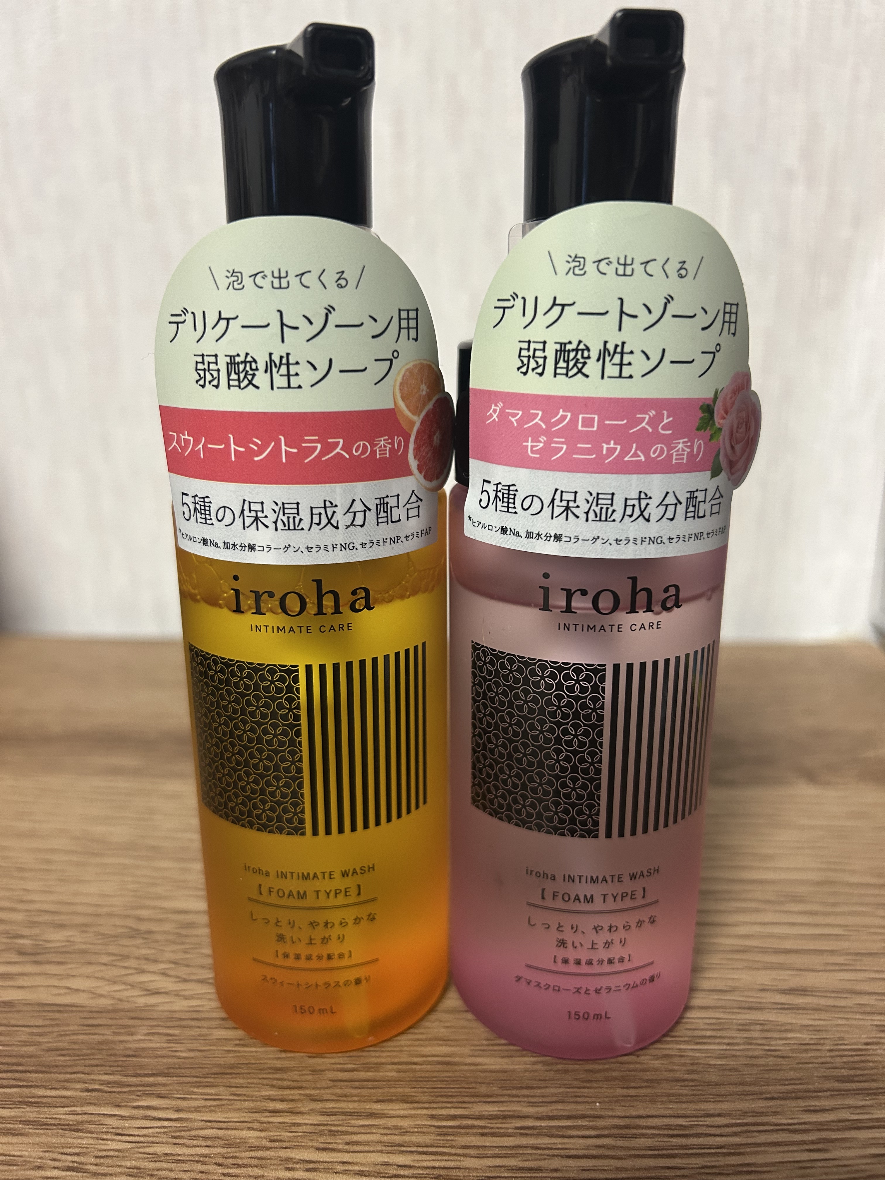 イロハ インティメートウォッシュ フォームタイプ  ベルガモットとビターオレンジの香り/iroha INTIMATE CARE/デリケートゾーンケアを使ったクチコミ（2枚目）