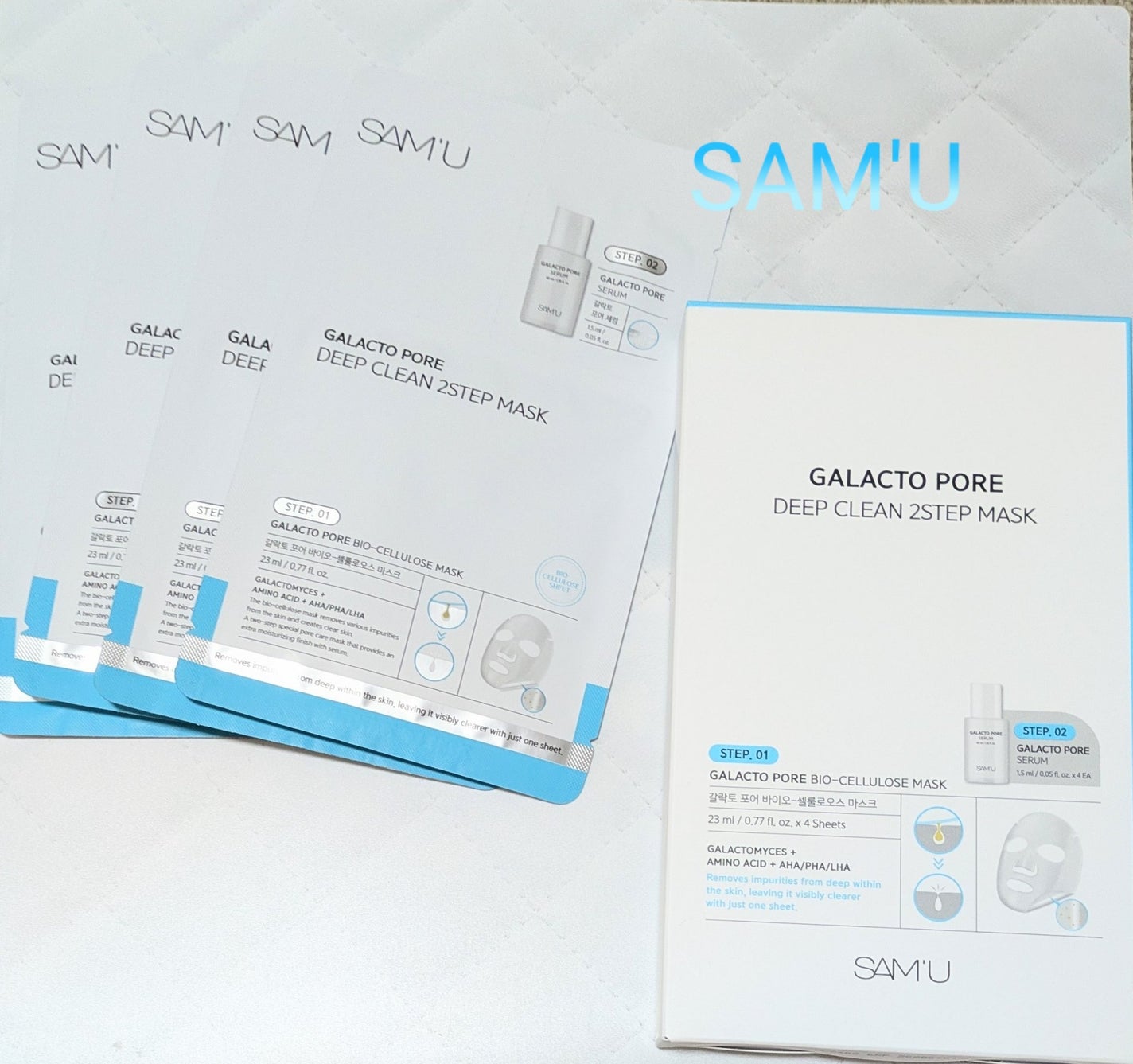 ガラクトポアディープクリーン2ステップマスク/SAM'U/シートマスク・パックを使ったクチコミ(1枚目)