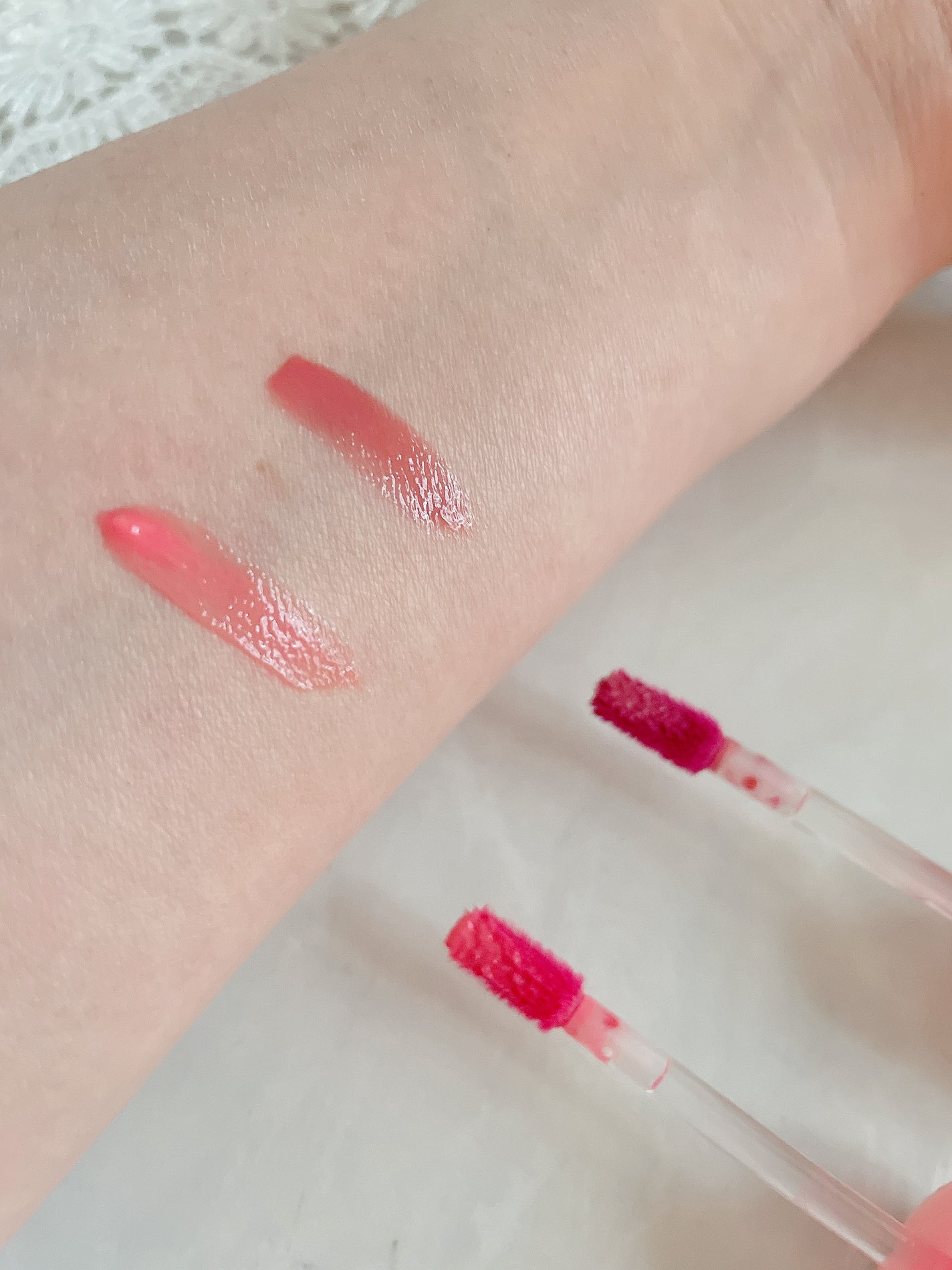 カラーグラム タンフルグラスティントミルク/Colorgram/リップティントを使ったクチコミ(3枚目)