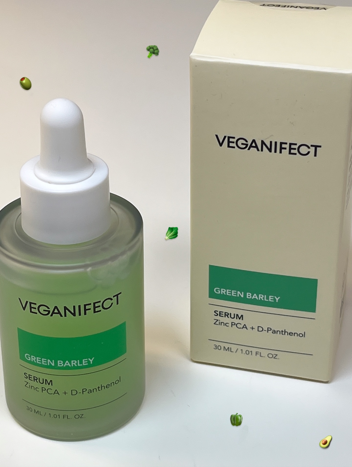 青麦ジンクセラム/Veganifect/美容液を使ったクチコミ（1枚目）