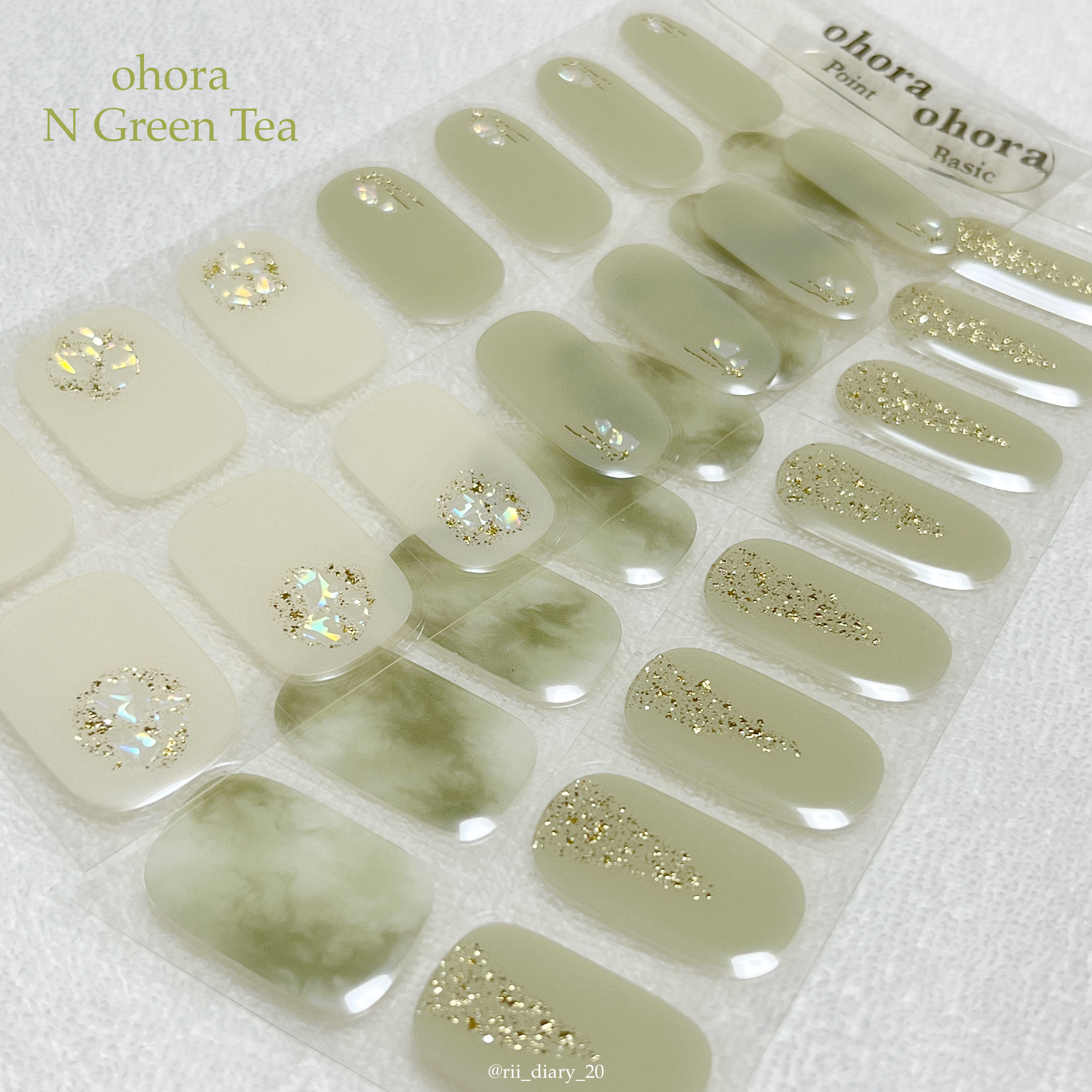 セミキュアジェルネイル（ハンド）/ohora/ネイルシールを使ったクチコミ（3枚目）