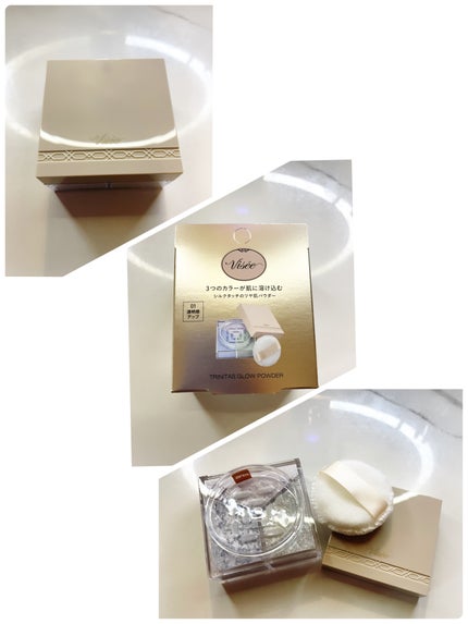トリニタス グロウ パウダー/Visée/ルースパウダーを使ったクチコミ(1枚目)
