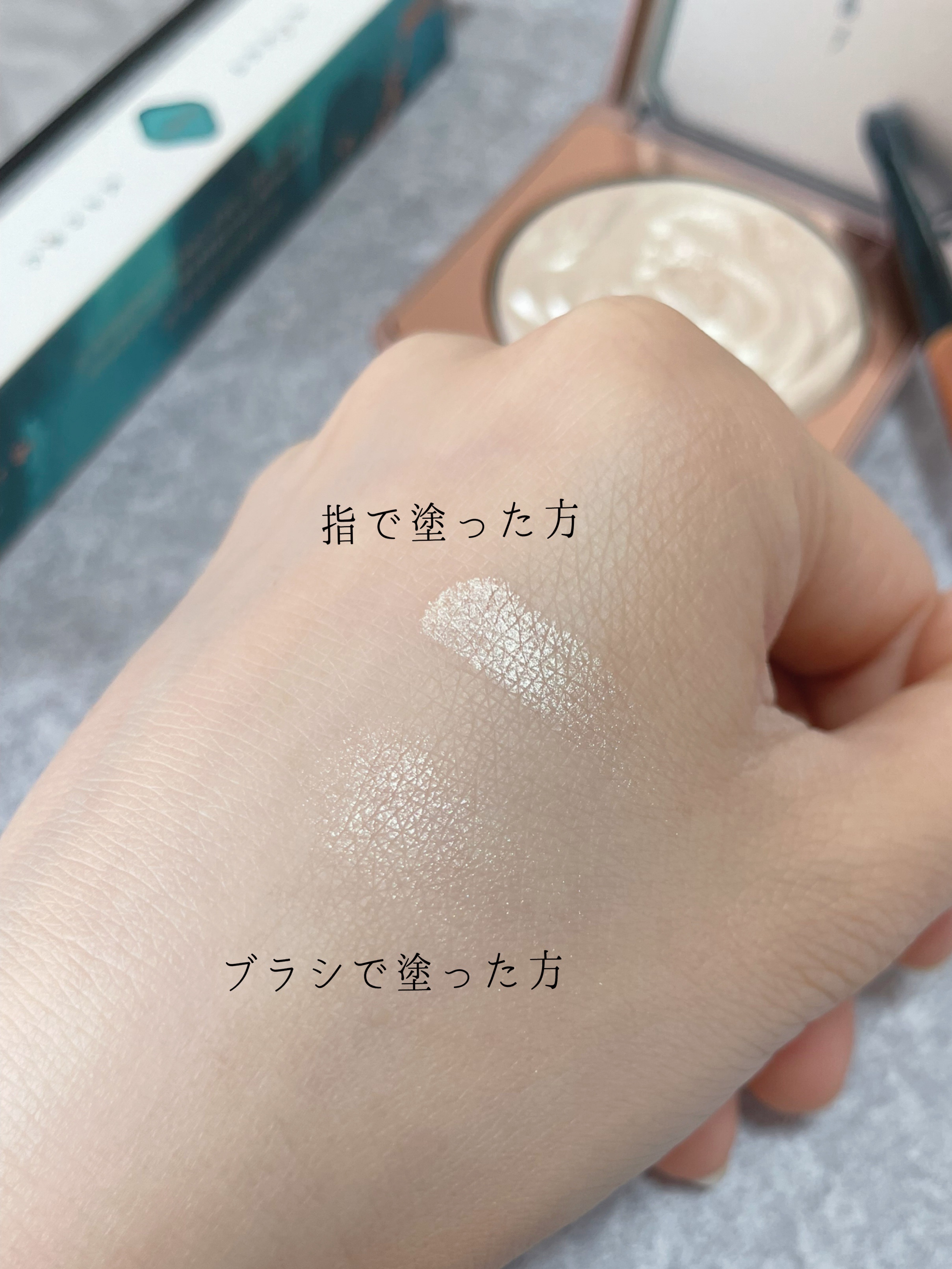 双花彫刻 ハイライト/花西子/パウダーハイライトを使ったクチコミ（2枚目）