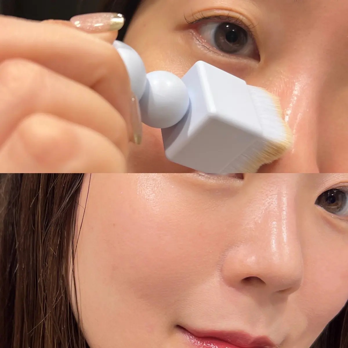 スタンプスキンフィットクッショングロウ/THE TOOL LAB/クッションファンデーションを使ったクチコミ（2枚目）