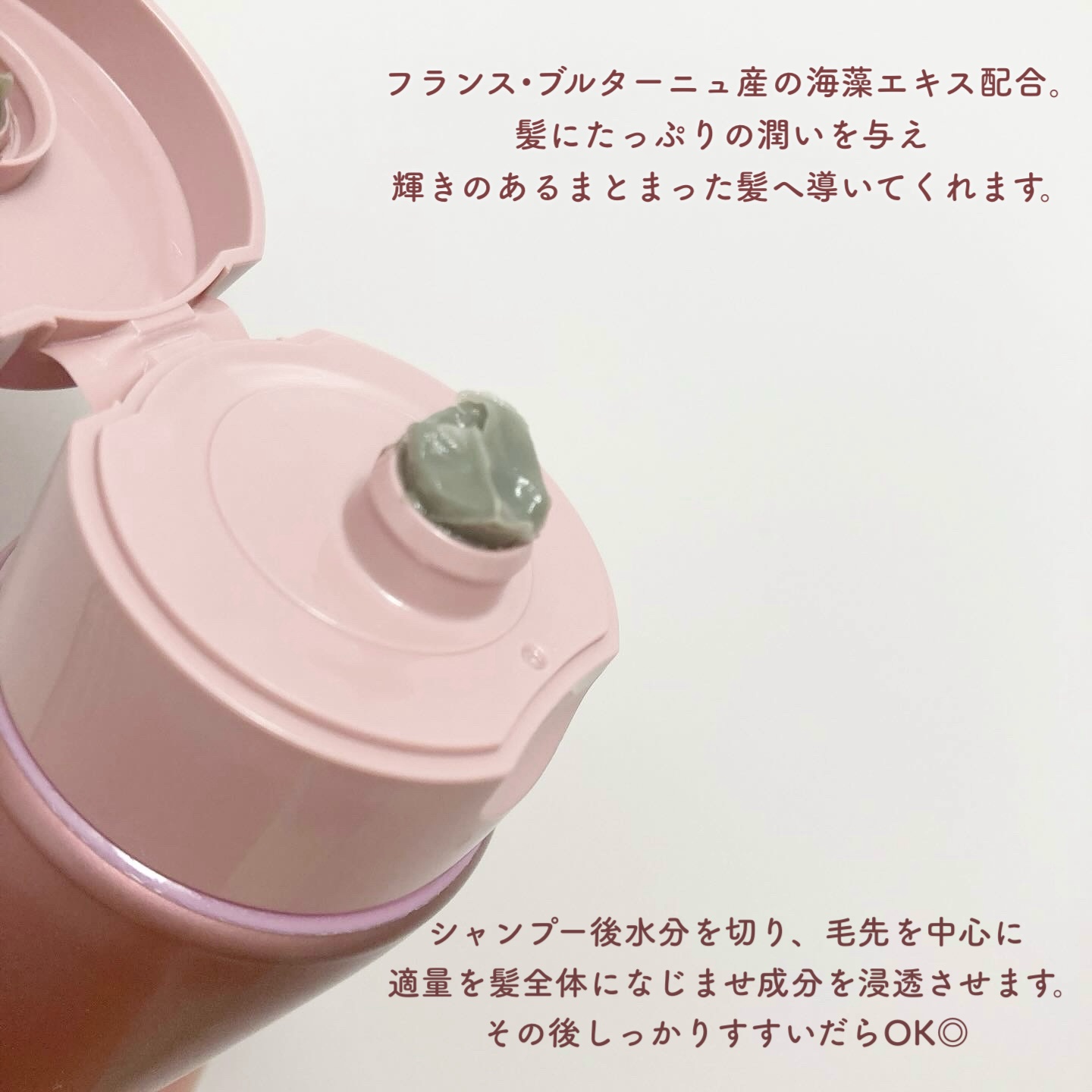 海藻 海泥 ヘア マスク/ラサーナ/ヘアマスク・ヘアパックを使ったクチコミ（2枚目）