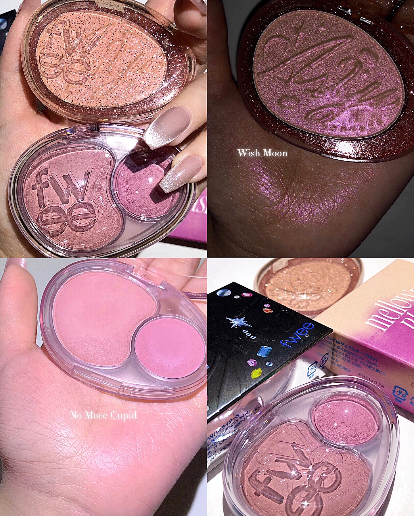 フィー グリッツストーンハイライター/fwee/パウダーハイライトを使ったクチコミ（1枚目）