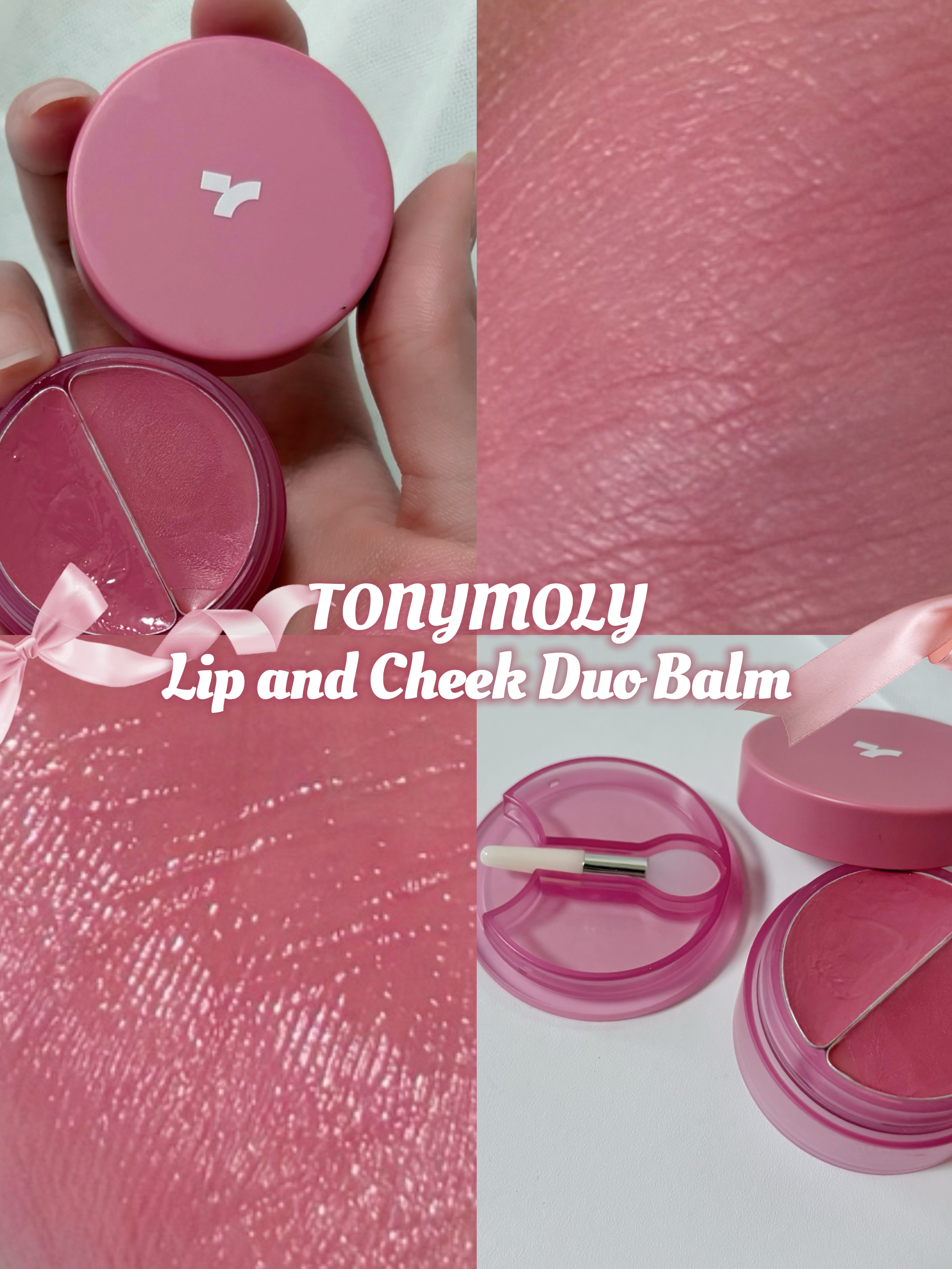 チークトーン リップ＆チーク デュオバーム/TONYMOLY/口紅を使ったクチコミ（1枚目）