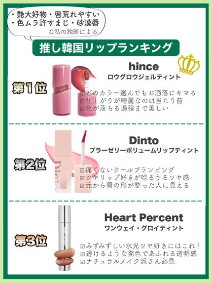 ジューシーラスティングティント/rom&nd/リップティントを使ったクチコミ(9枚目)