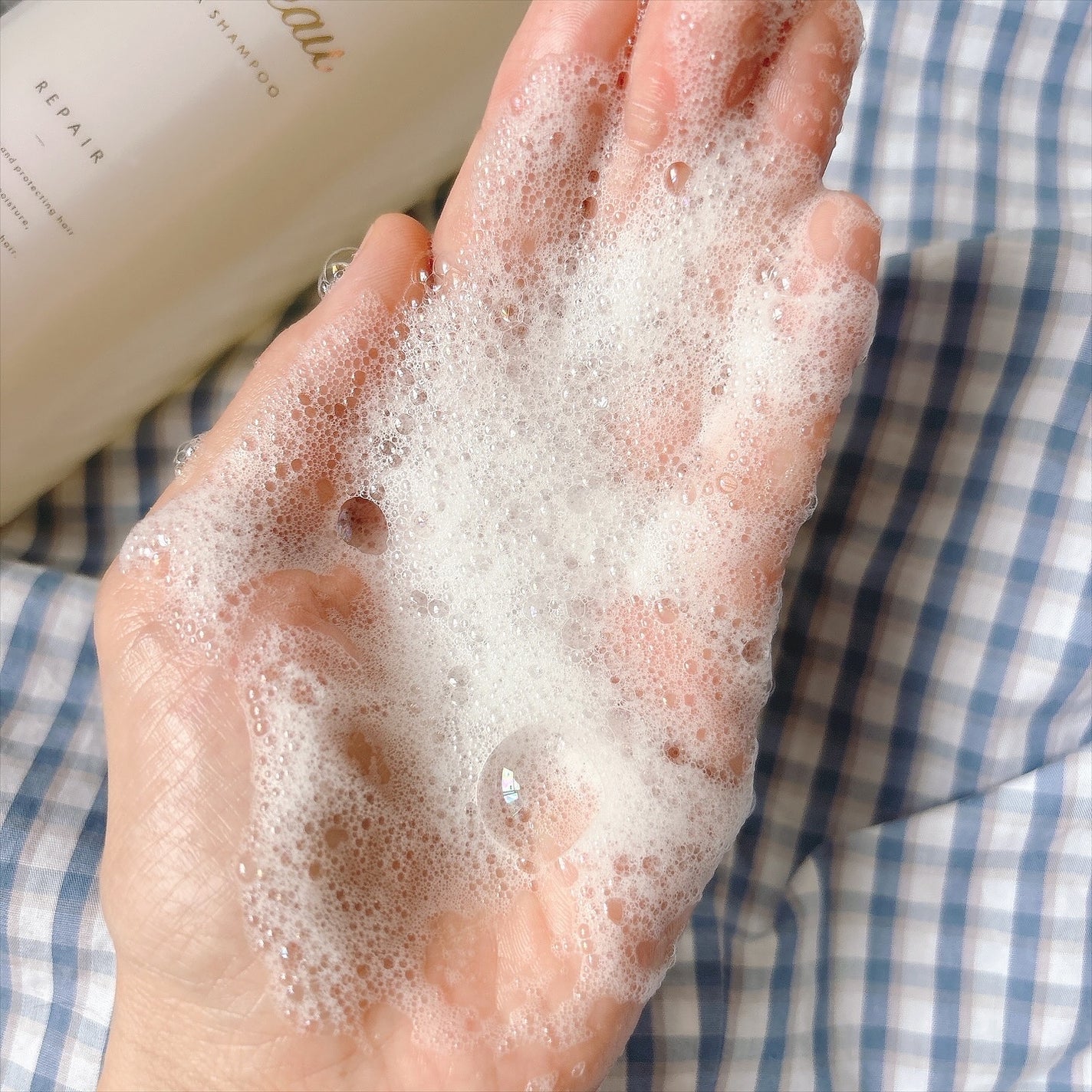 リポアシャンプー/リポアトリートメント/plus eau/市販シャンプーを使ったクチコミ(4枚目)