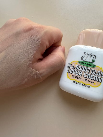 オールアバウトグロウカバークリーム/CHASIN'RABBITS/日焼け止めクリームを使ったクチコミ(4枚目)