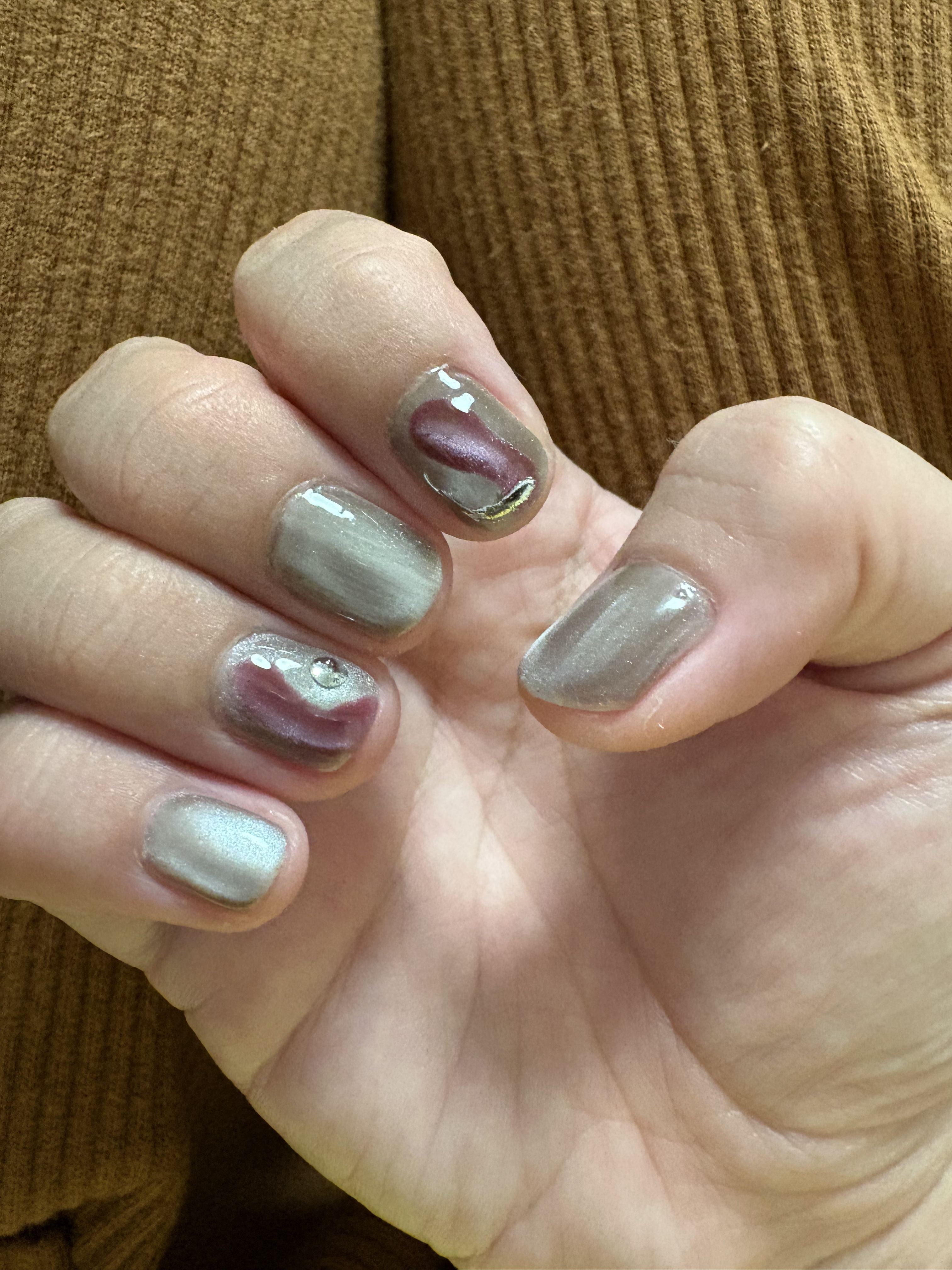 ネイルシール/セリア/ネイルシールを使ったクチコミ（2枚目）