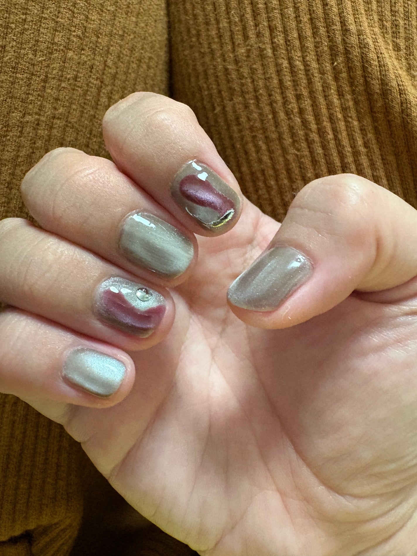 ネイルシール/セリア/ネイルシールを使ったクチコミ(2枚目)