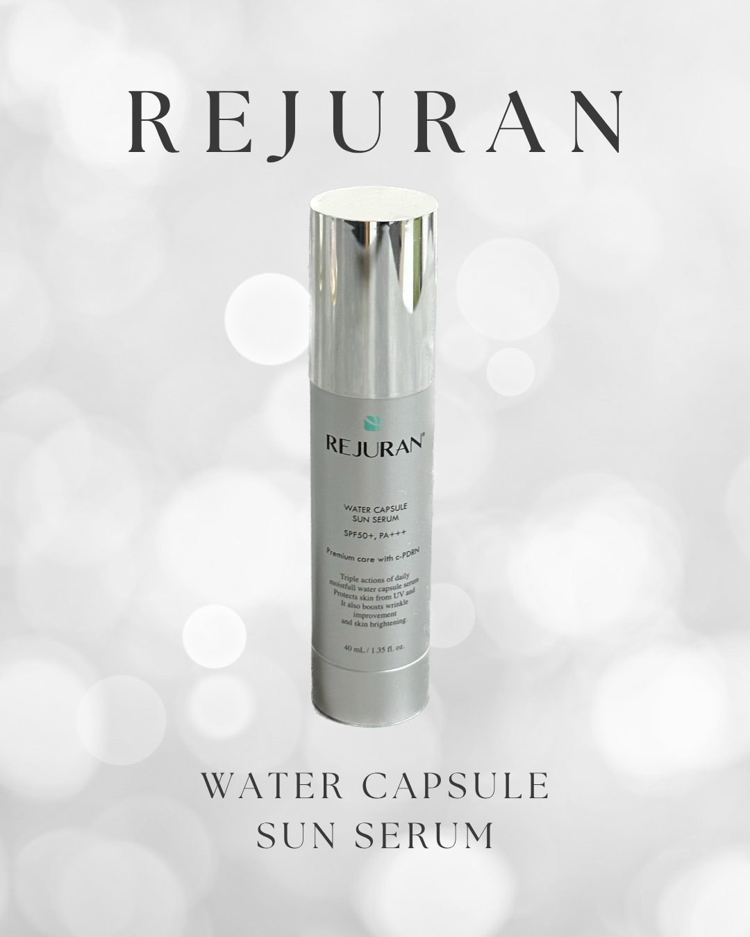 REJURAN ウォーターカプセルUV日焼け止めセラム SPF50+ PA+++ 40ml/REJURAN COSMETICS/日焼け止め・UVケアを使ったクチコミ（1枚目）