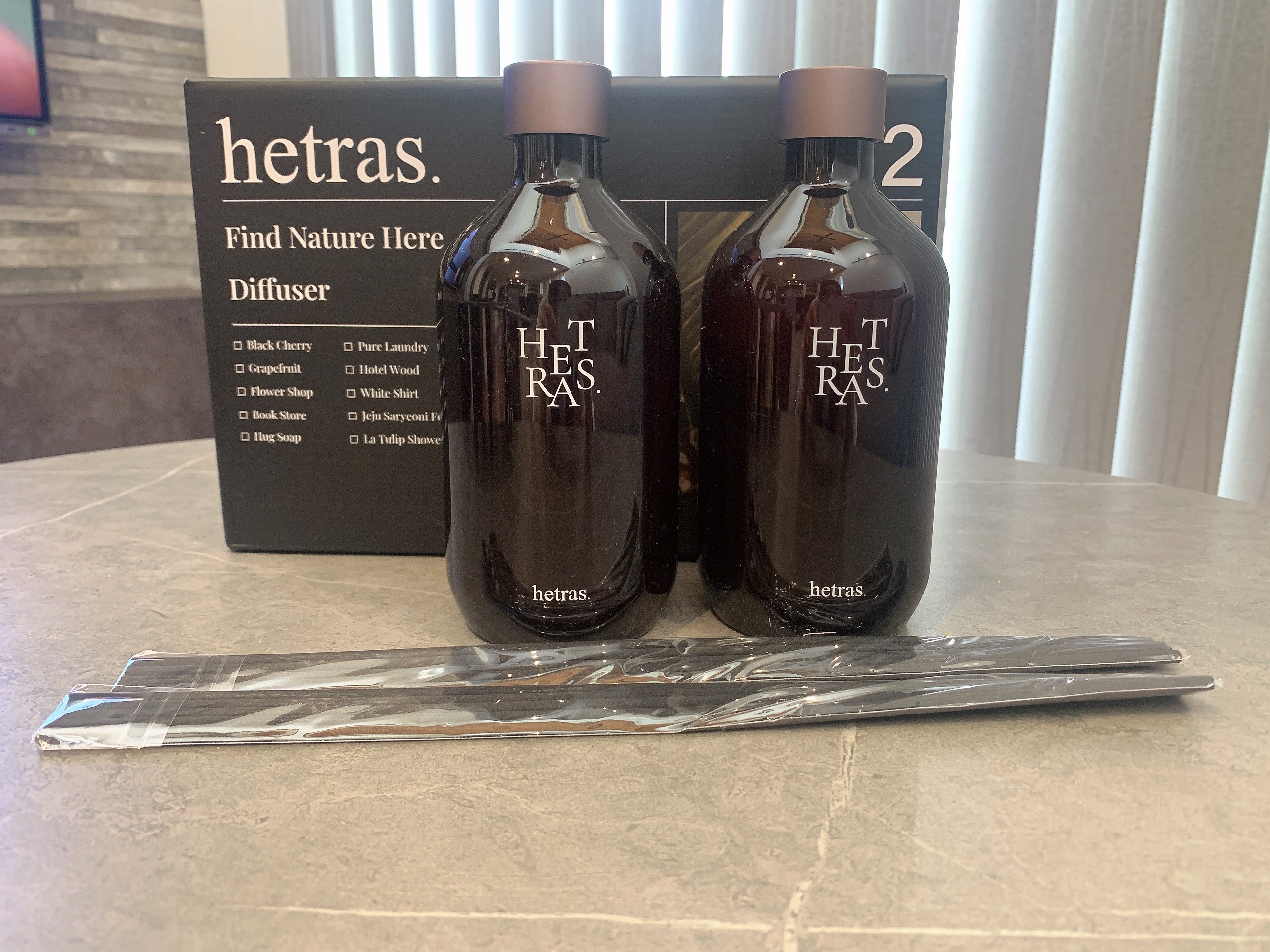 プレミアムディフューザー/hetras/ルームフレグランスを使ったクチコミ（2枚目）