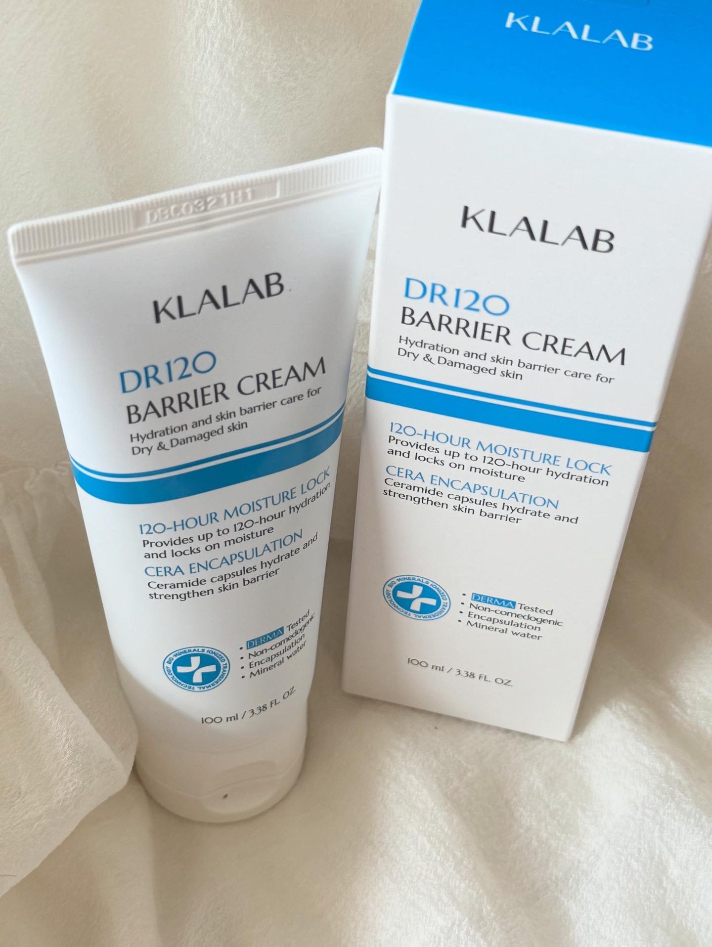 ディーアール120 バリアクリーム/KLALAB/フェイスクリームを使ったクチコミ（3枚目）