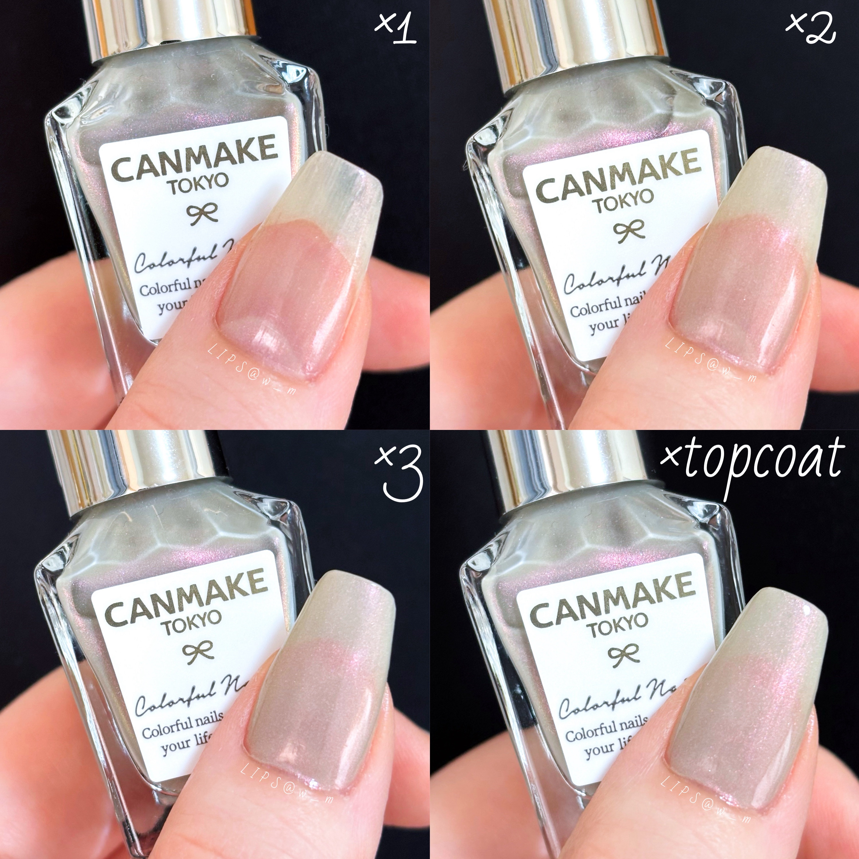 カラフルネイルズ/キャンメイク/マニキュアを使ったクチコミ（2枚目）