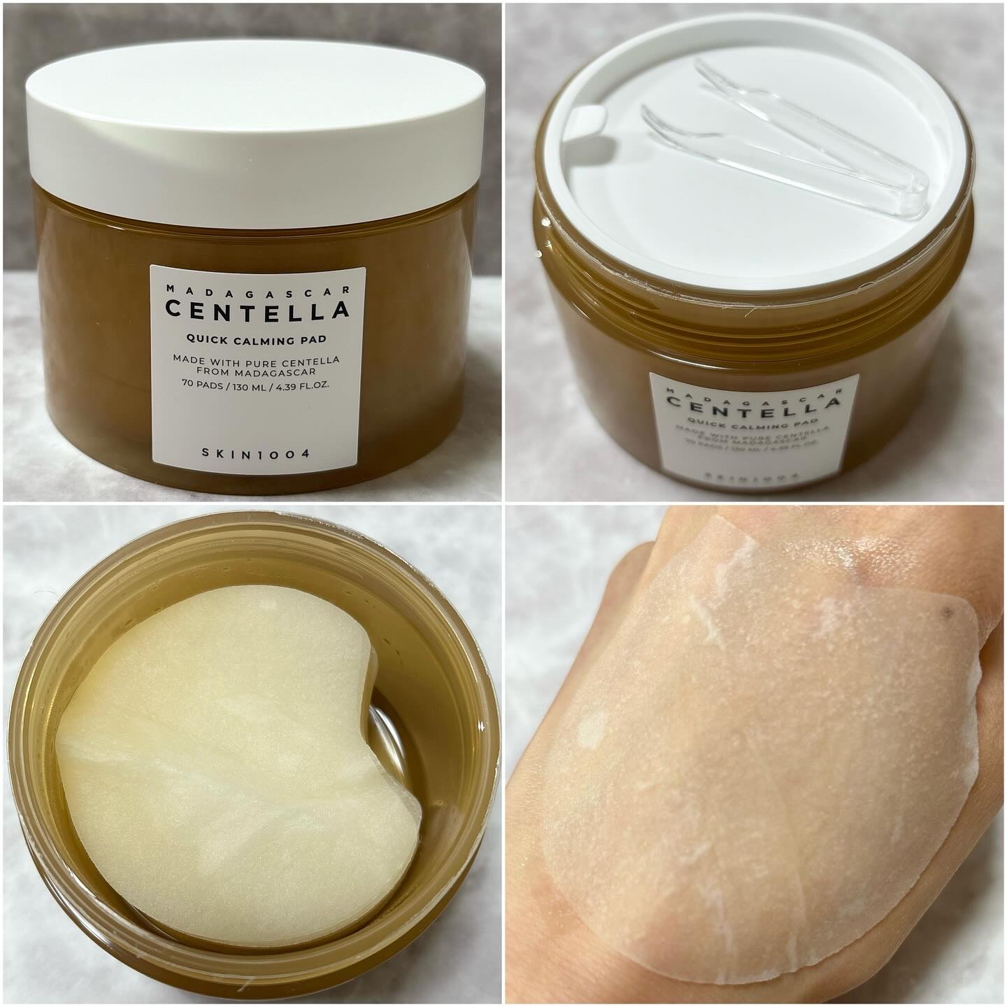 センテラ クイックカーミングパッド/SKIN1004/トナーパッドを使ったクチコミ（3枚目）