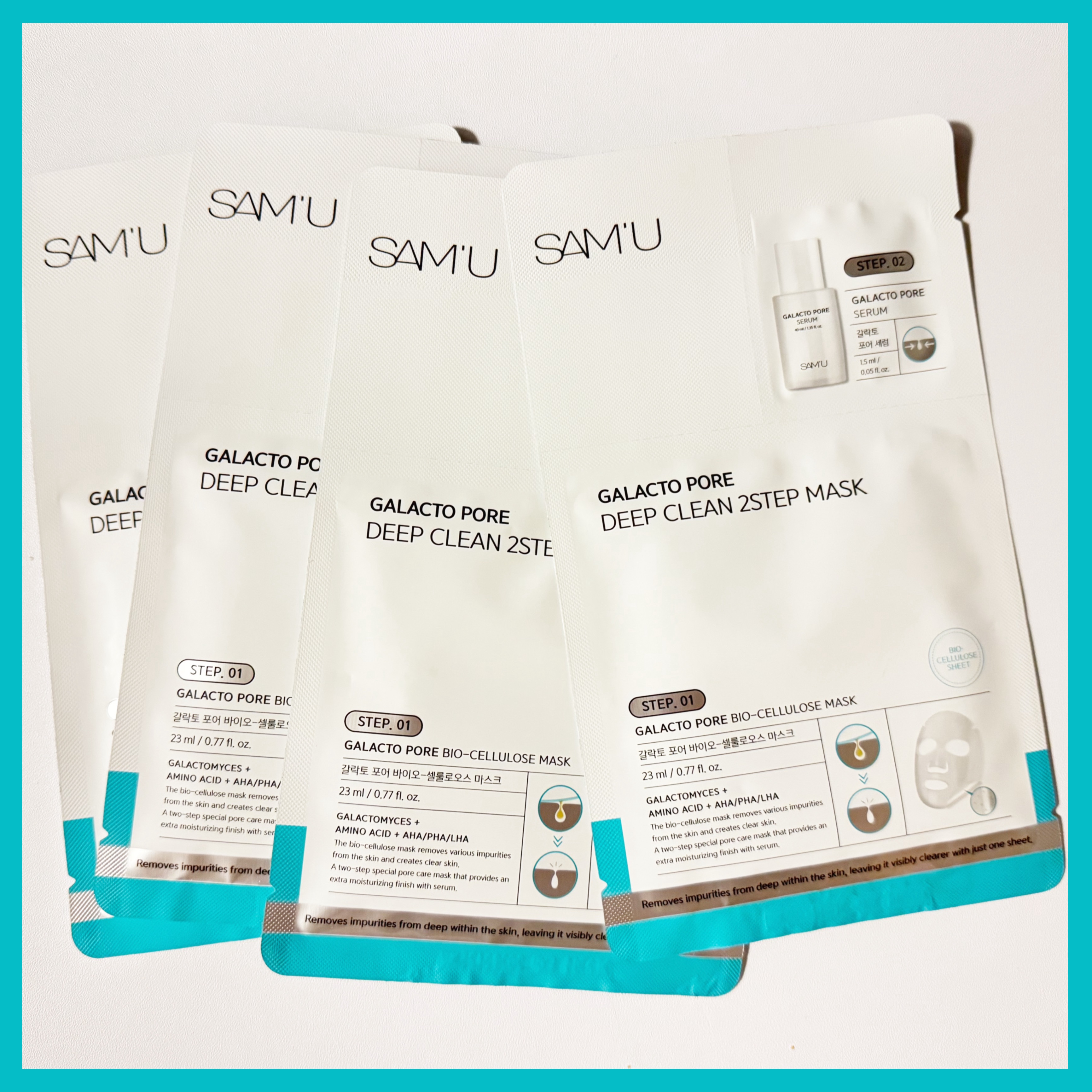 サミュ ガラクトポア ディープクリーン 2ステップマスク/SAM'U/シートマスク・パックを使ったクチコミ（2枚目）