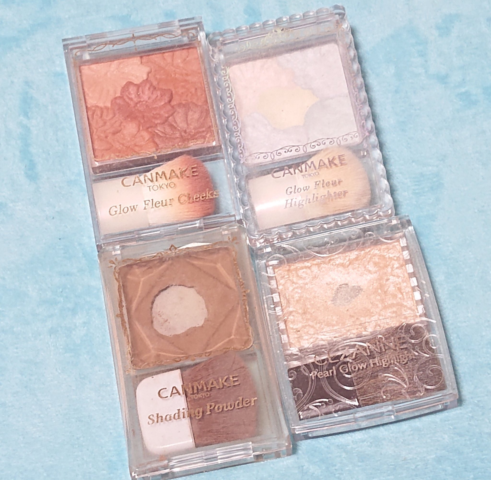 グロウフルールハイライター/キャンメイク/パウダーハイライトを使ったクチコミ（1枚目）