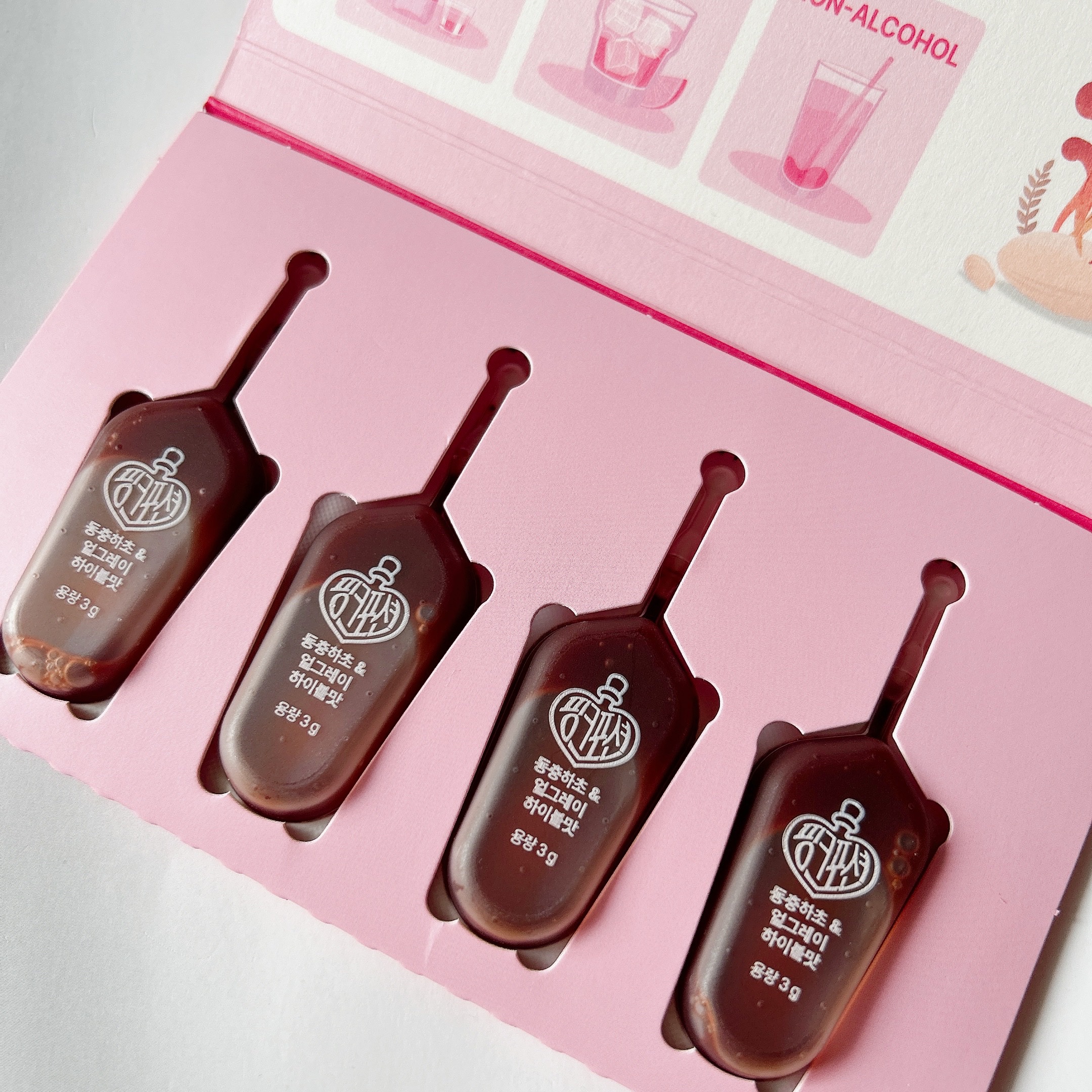 飲める美容ピンクDIYドリンク ピンクポーション ゼロカロリー・冬虫夏草/PINK POTION /美容ドリンクを使ったクチコミ（2枚目）