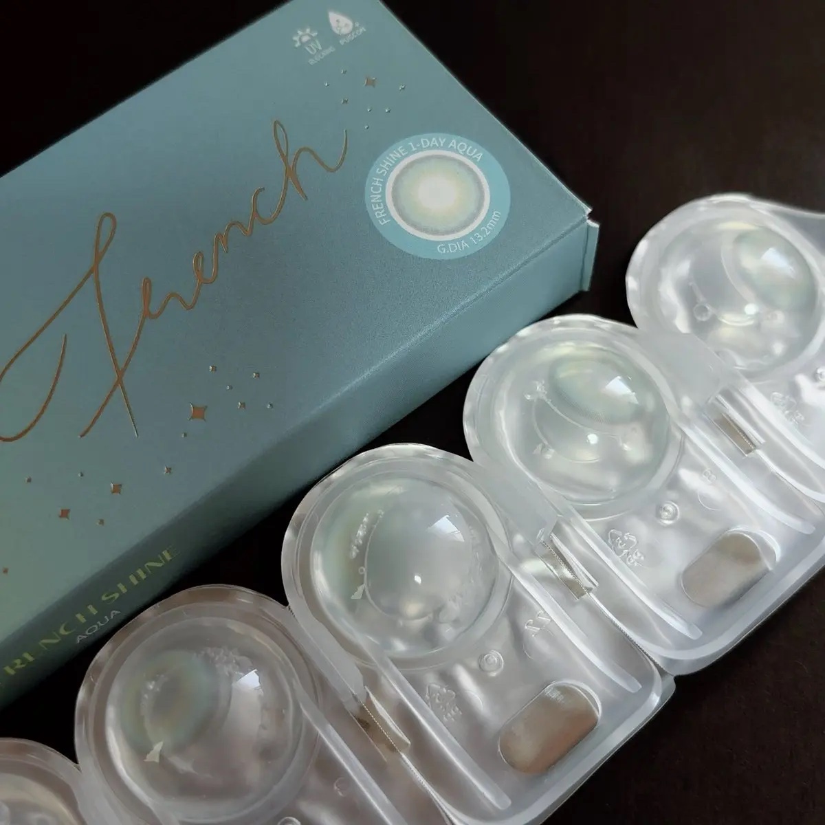 FrenchShine1day/OLENS/ワンデー（１DAY）カラコンを使ったクチコミ（2枚目）