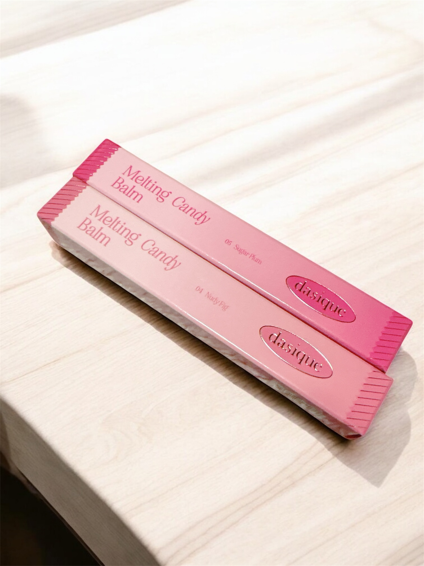 メルティングキャンディーバーム 05 シュガープラム/dasique/口紅を使ったクチコミ（2枚目）