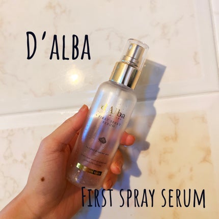 ダルバ ホワイトトリュフファーストスプレーセラム/ダルバ/ミスト状化粧水を使ったクチコミ(1枚目)