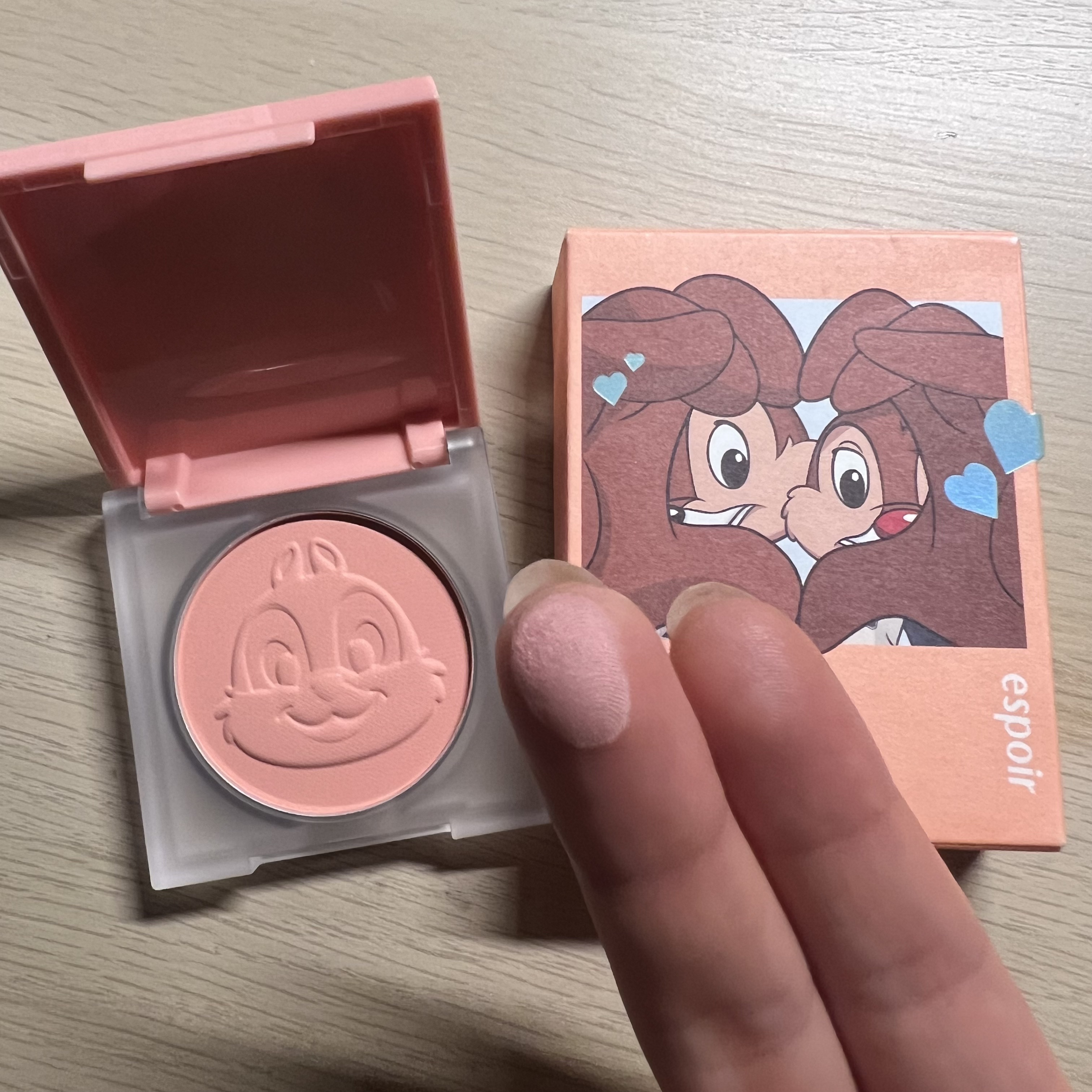 ブラリーチーク(ディズニーエディション)/espoir/チークを使ったクチコミ（2枚目）