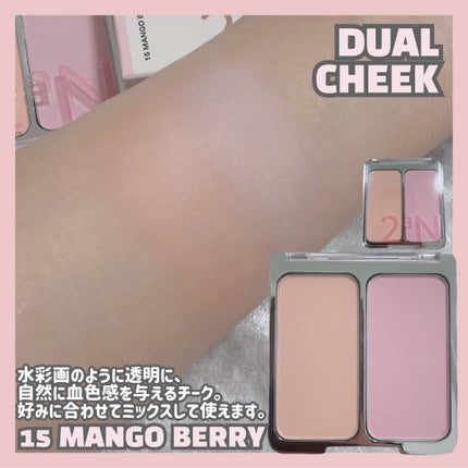 デュアルチーク/2aN/パウダーチークを使ったクチコミ(10枚目)