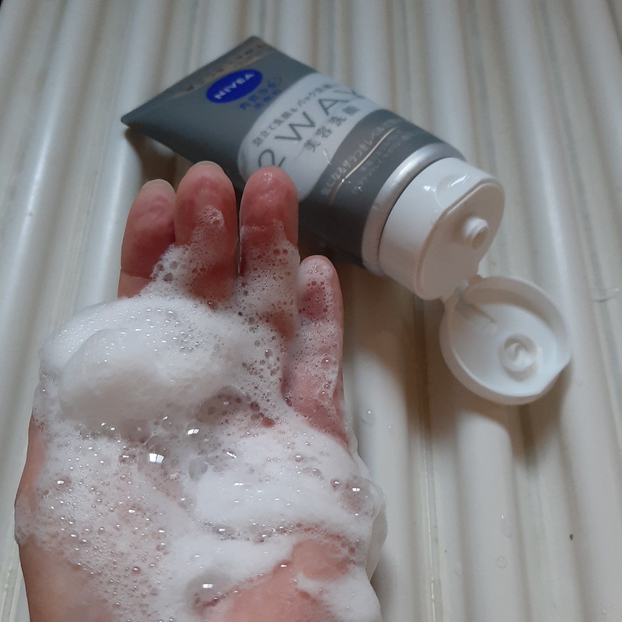 ニベア２ＷＡＹ美容洗顔/ニベア/洗顔フォームを使ったクチコミ（3枚目）