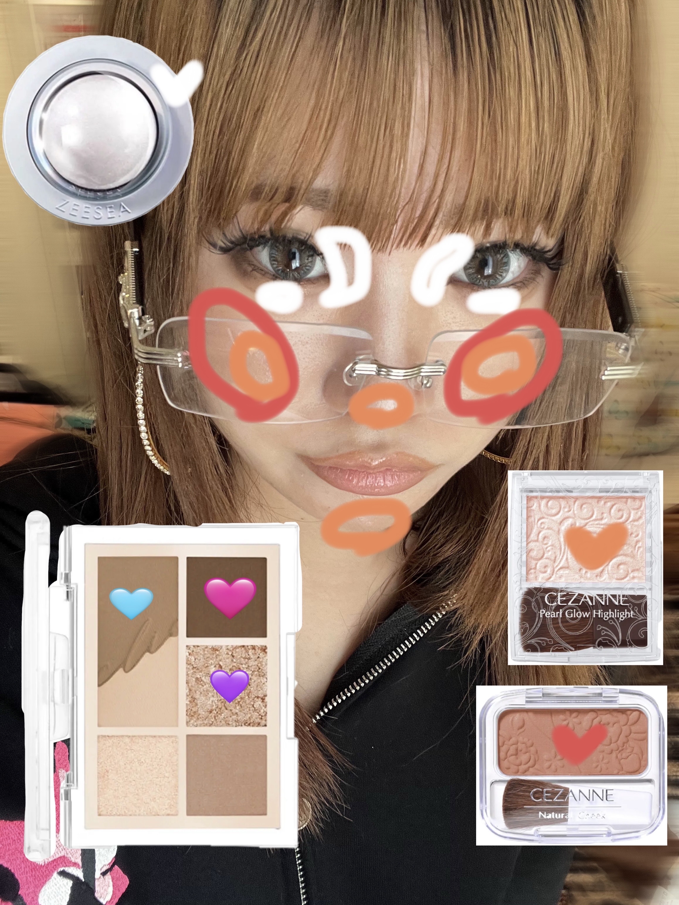 ZEESEA 惑星ハイライト/ZEESEA/パウダーハイライトを使ったクチコミ（2枚目）