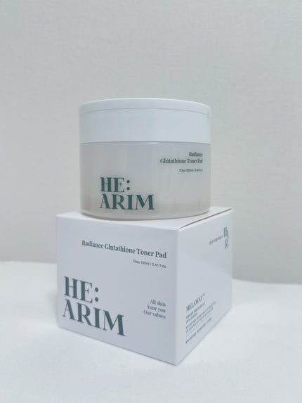 ヘアリムラディアンス グルタチオントナーパッド/HEARIM/トナーパッドを使ったクチコミ(1枚目)