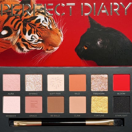 エクスプローラ12色 動物アイシャドウパレット/PERFECT DIARY/アイシャドウパレットを使ったクチコミ(4枚目)