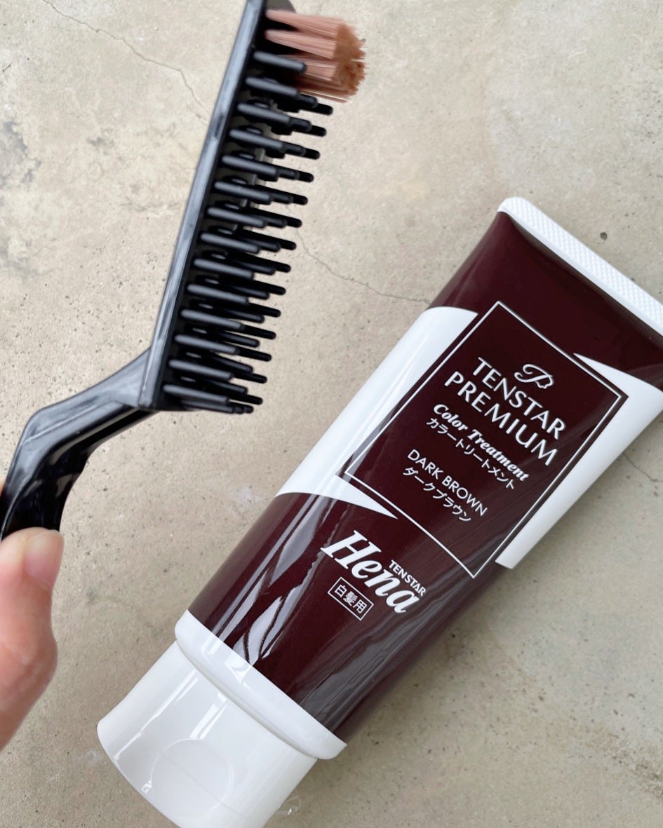 テンスターHenaプレミアム カラートリートメント/テンスターHenaプレミアム/ヘアカラーを使ったクチコミ(3枚目)