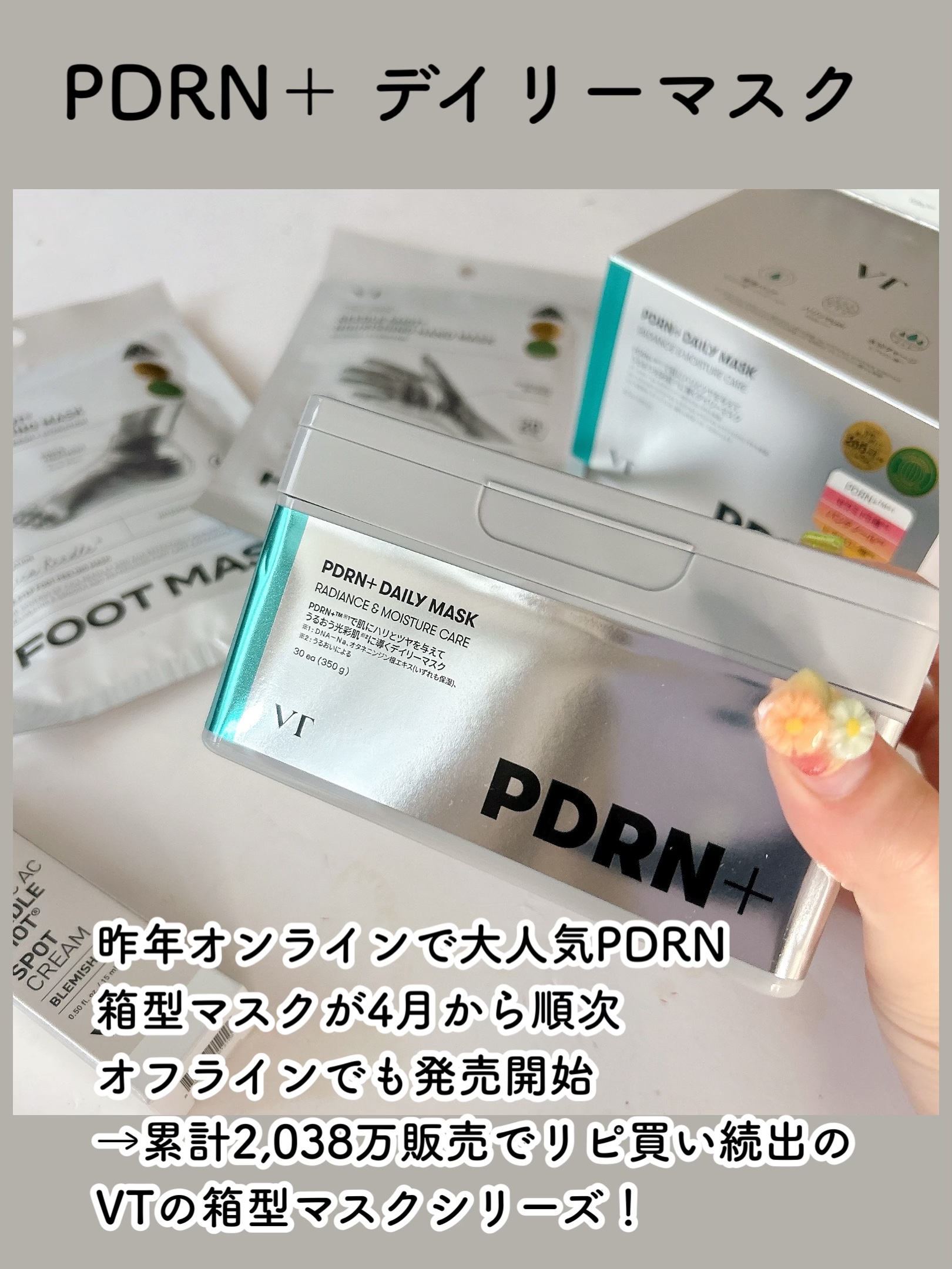 PDRN+ デイリーマスク/VT/シートマスク・パックを使ったクチコミ（2枚目）